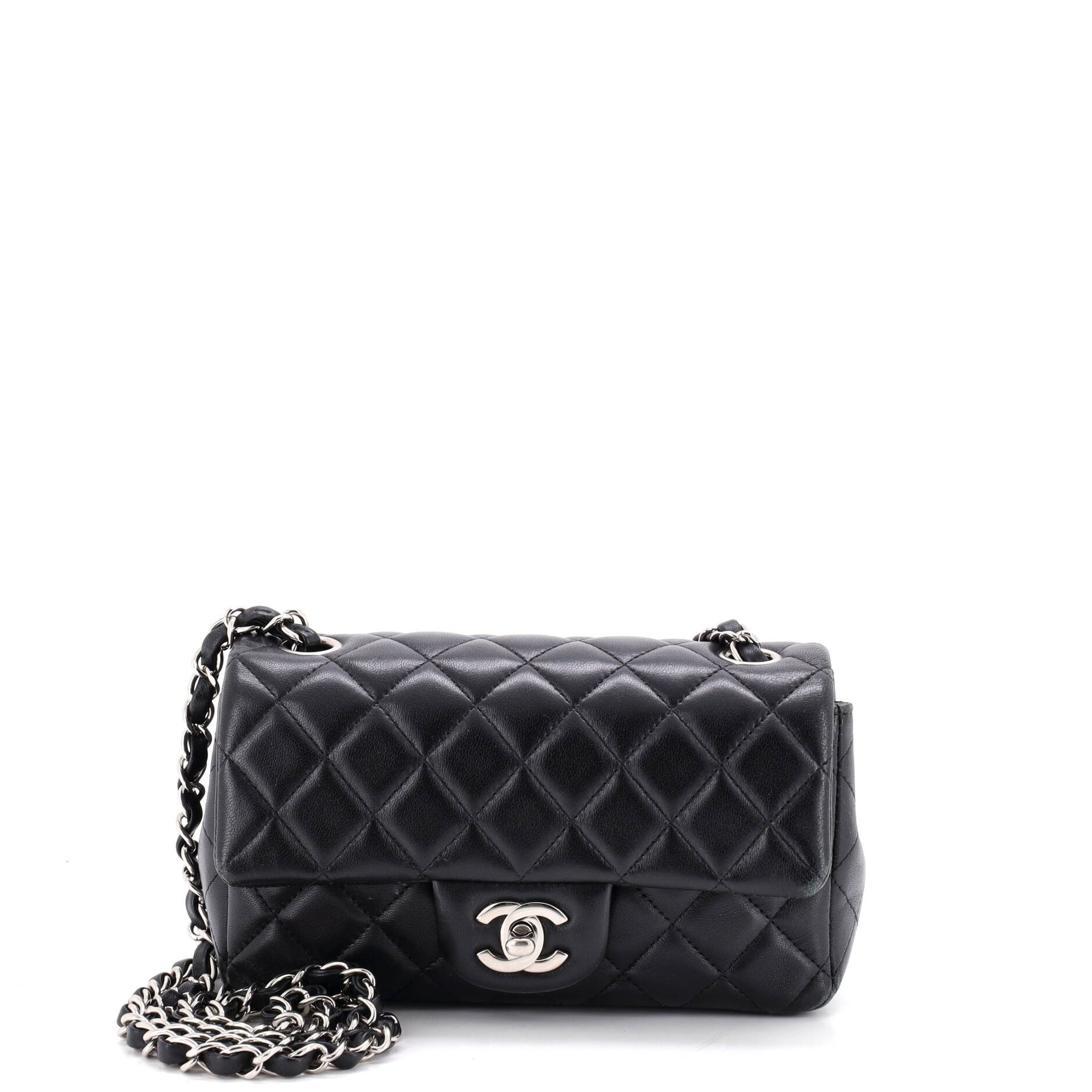 Classic Single Flap Bag Quilted Lambskin Mini