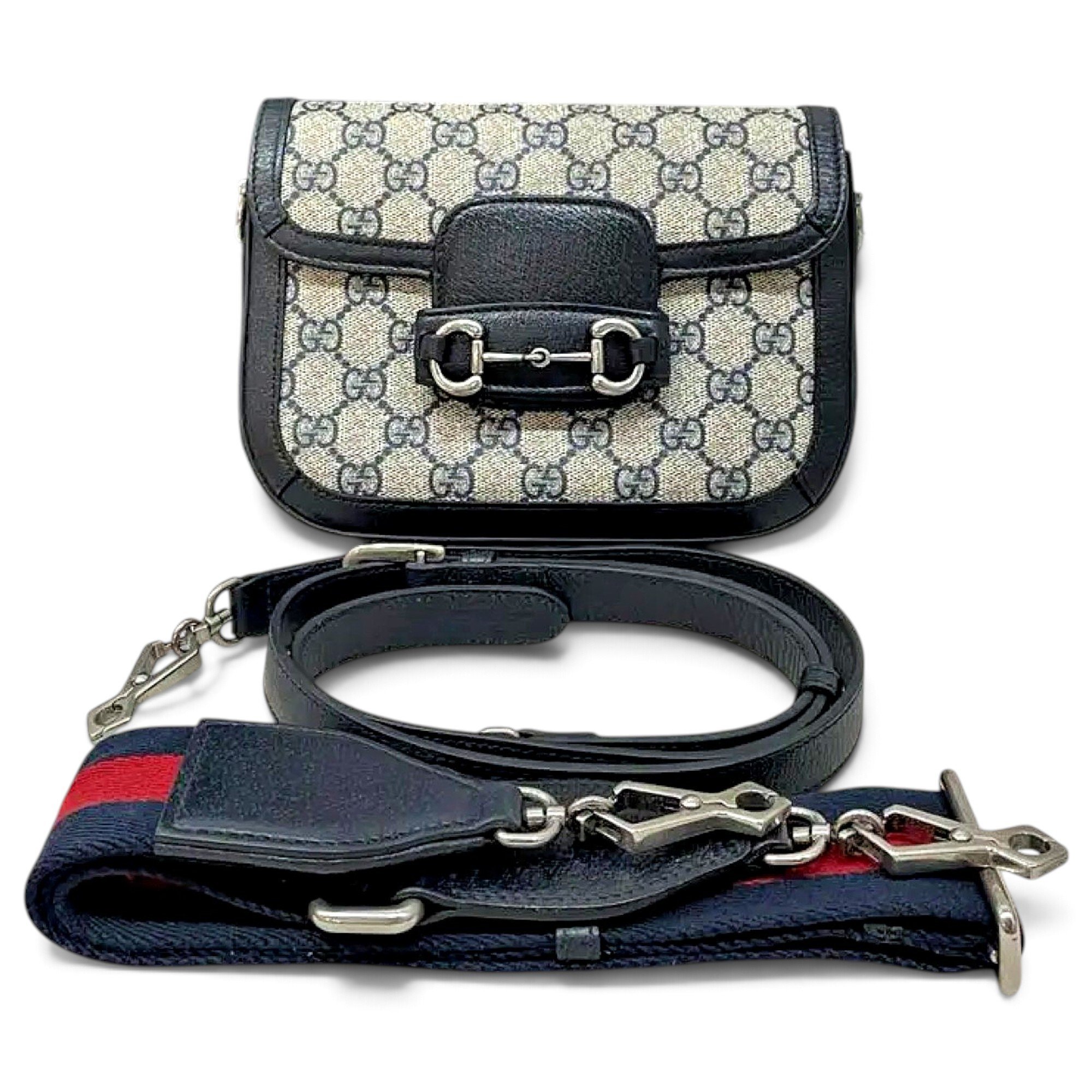 Horsebit 1955 vinyl crossbody bag