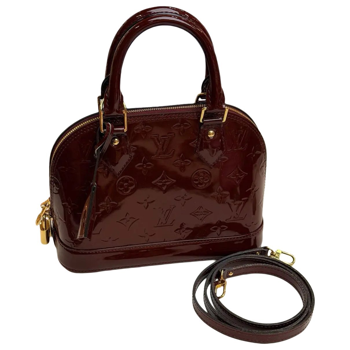 Alma BB patent leather handbag