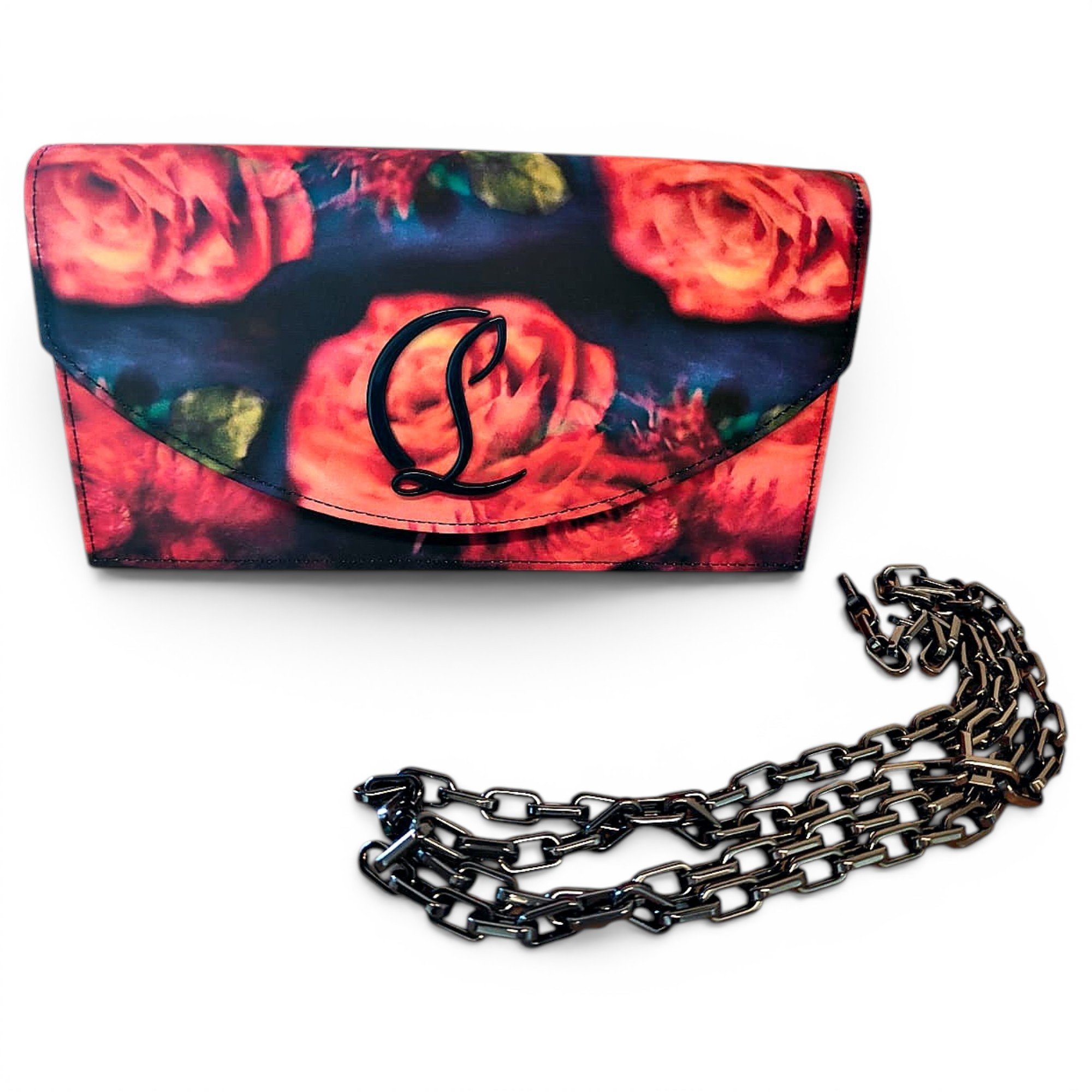 Loubi54 silk crossbody bag