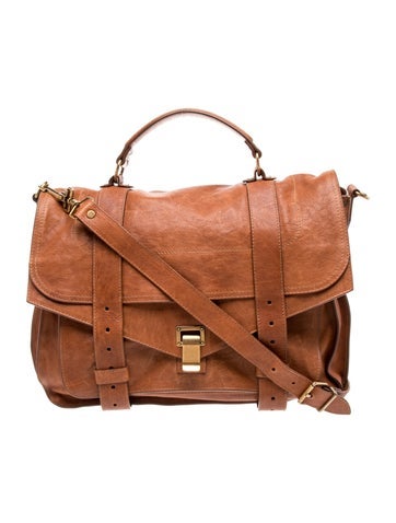 Leather Top Handle Bag