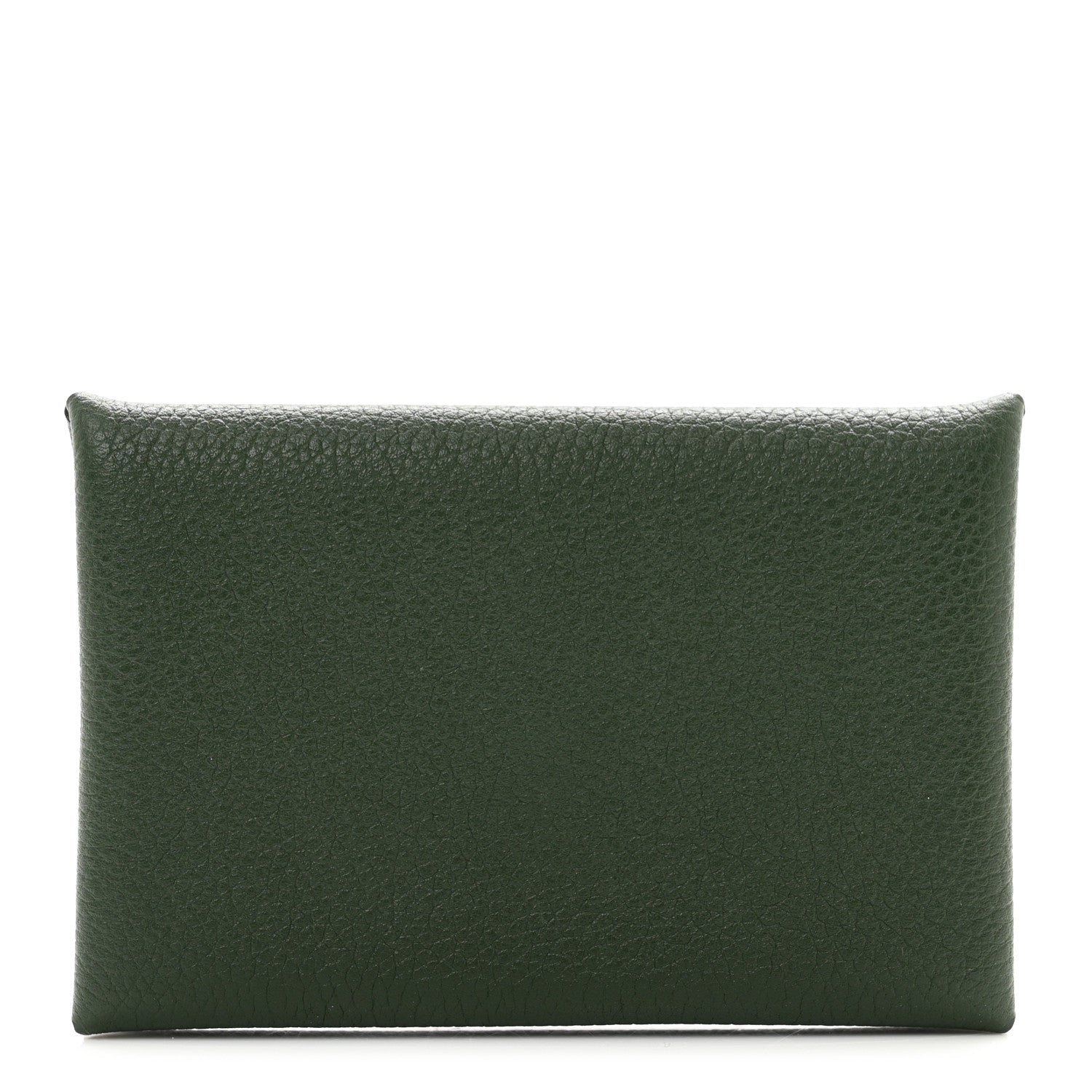 Hermes Evercolor Calvi Card Case Vert Anglais