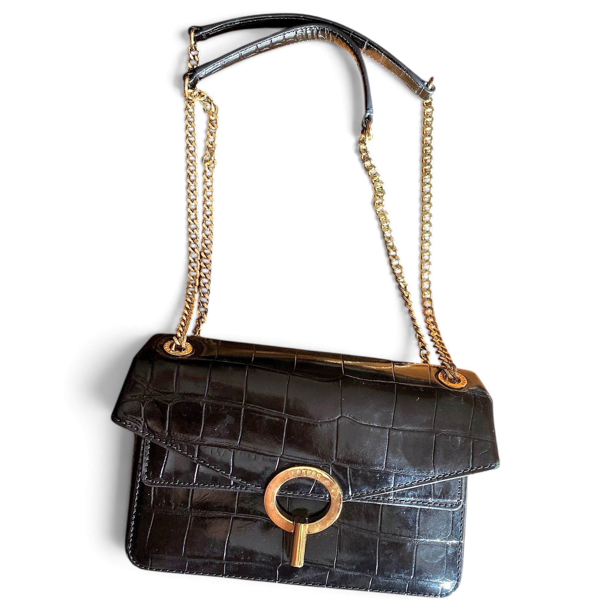Sandro Yza leather handbag