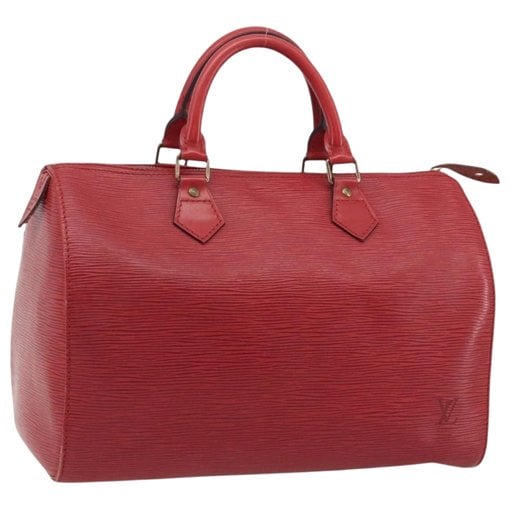 Speedy leather handbag