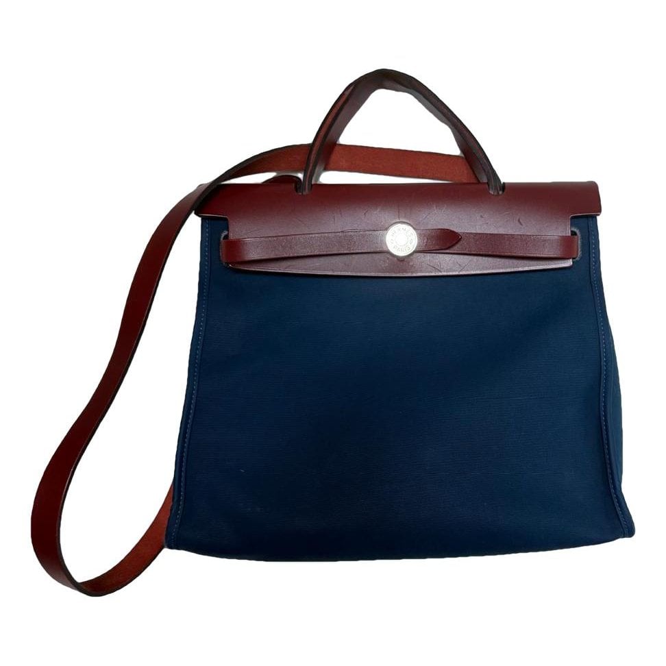 Hermes Herbag leather handbag