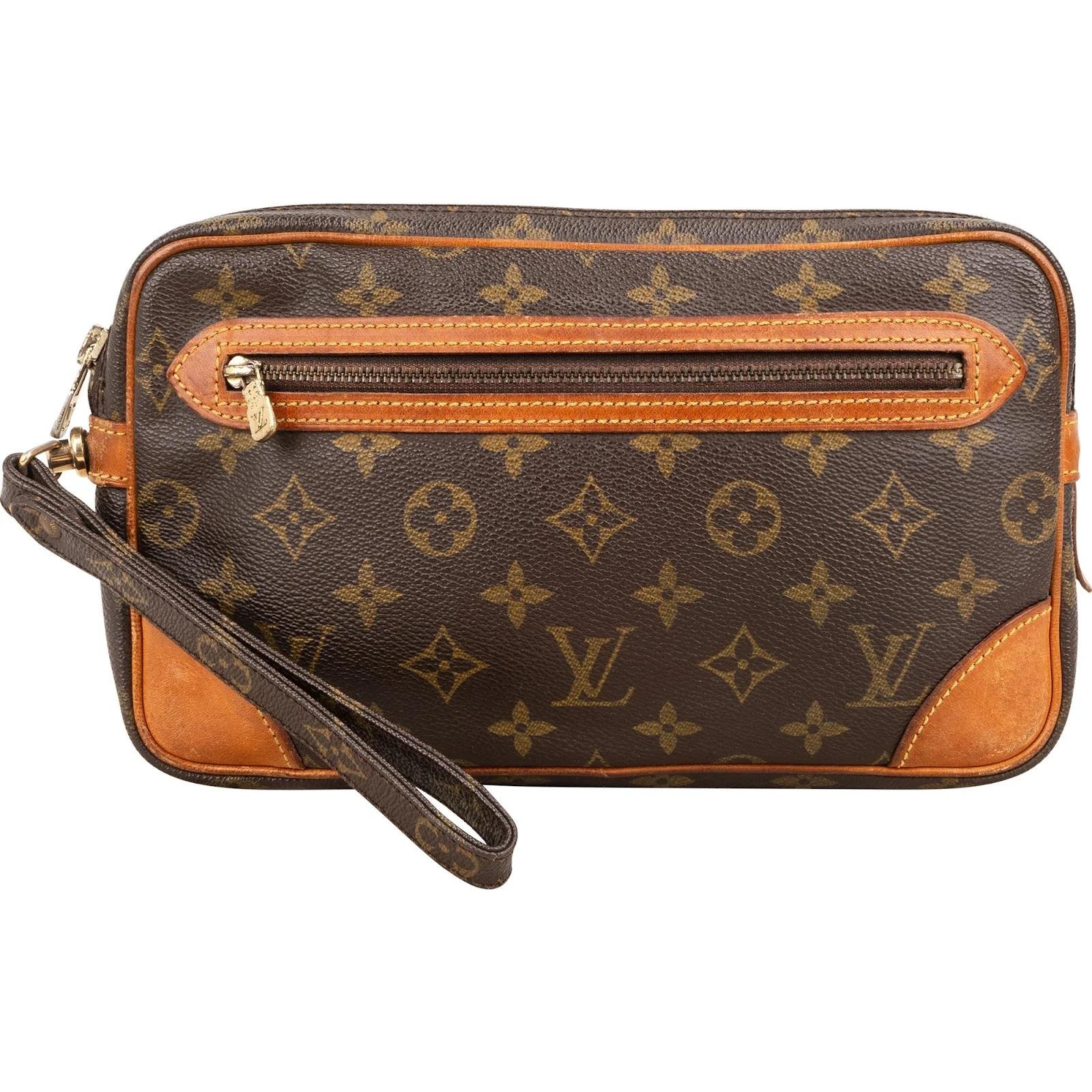 Marly Dragonne leather clutch bag