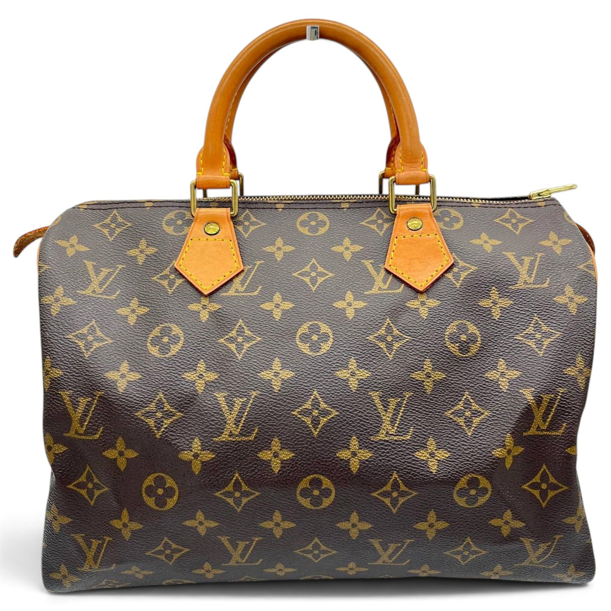 Speedy leather handbag