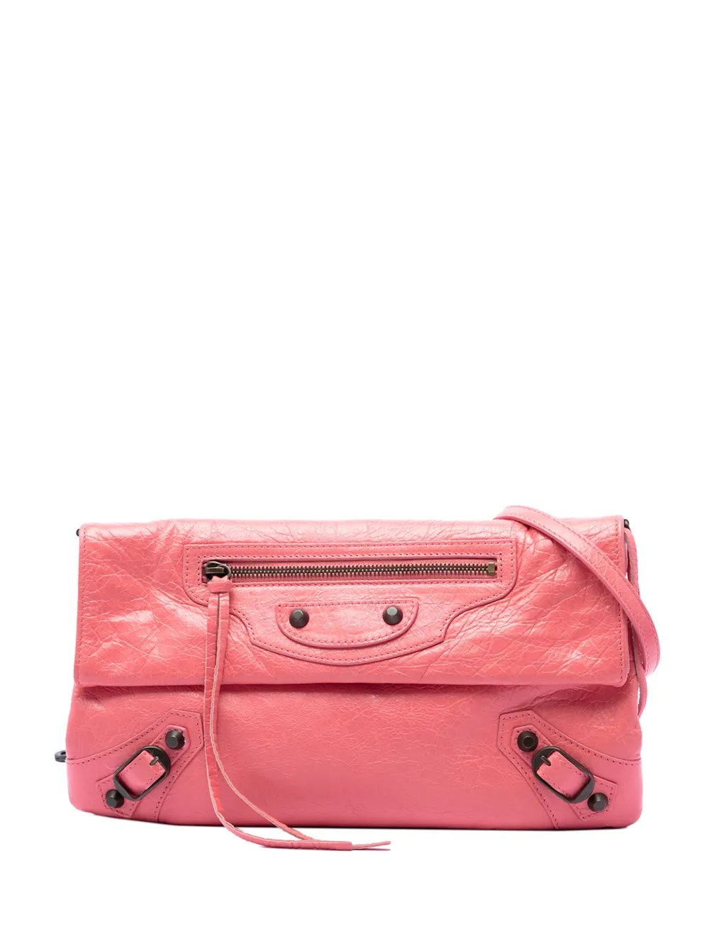 Balenciaga 2015 Lambskin Motocross Classic Envelope crossbody bag
