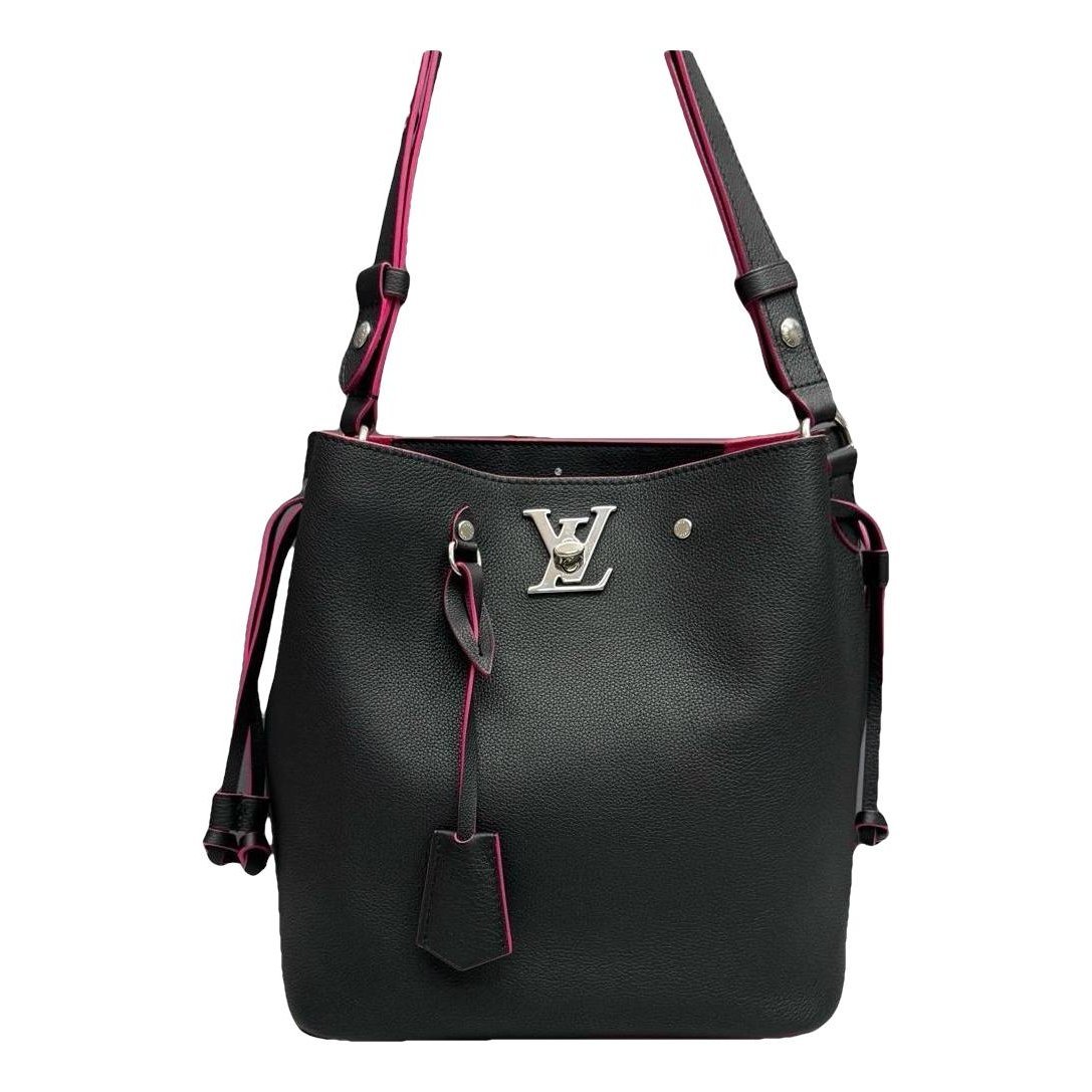 Louis Vuitton Lockme Bucket leather tote