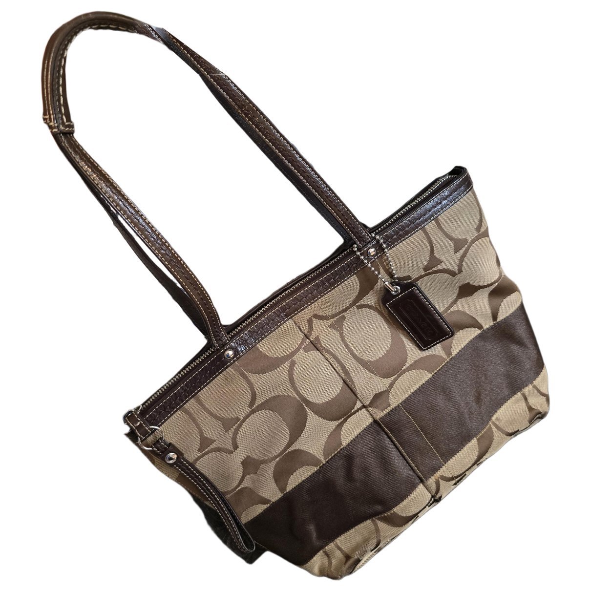 Leather tote