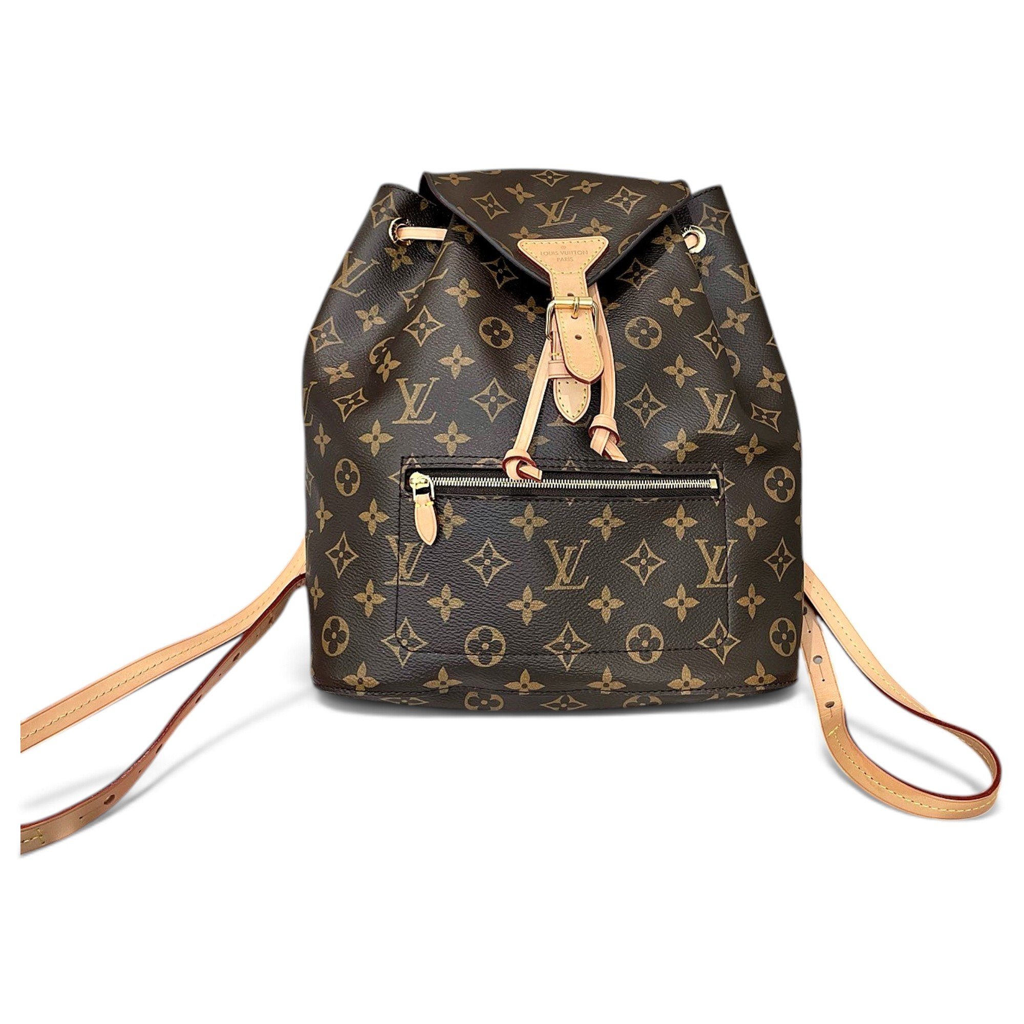 Montsouris leather backpack