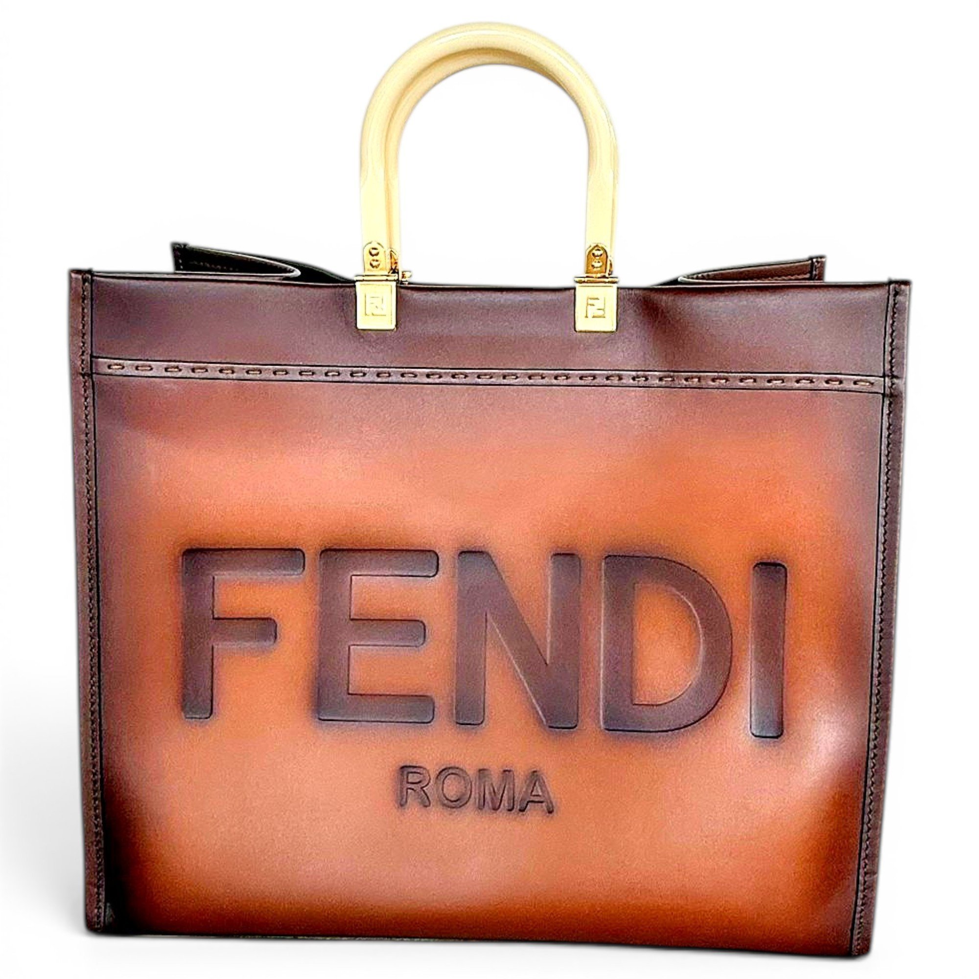 Sunshine leather tote