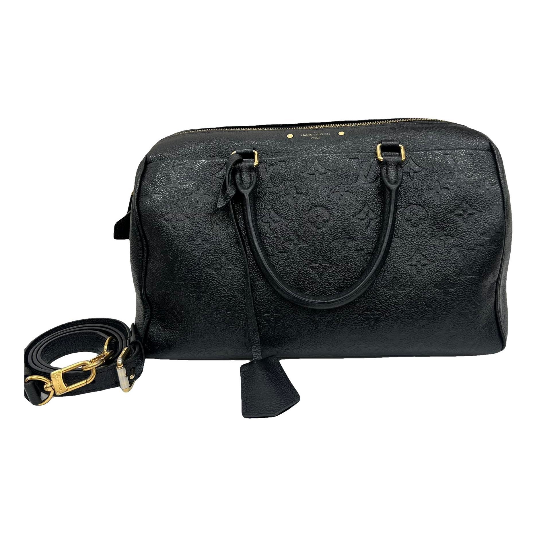 Speedy leather handbag