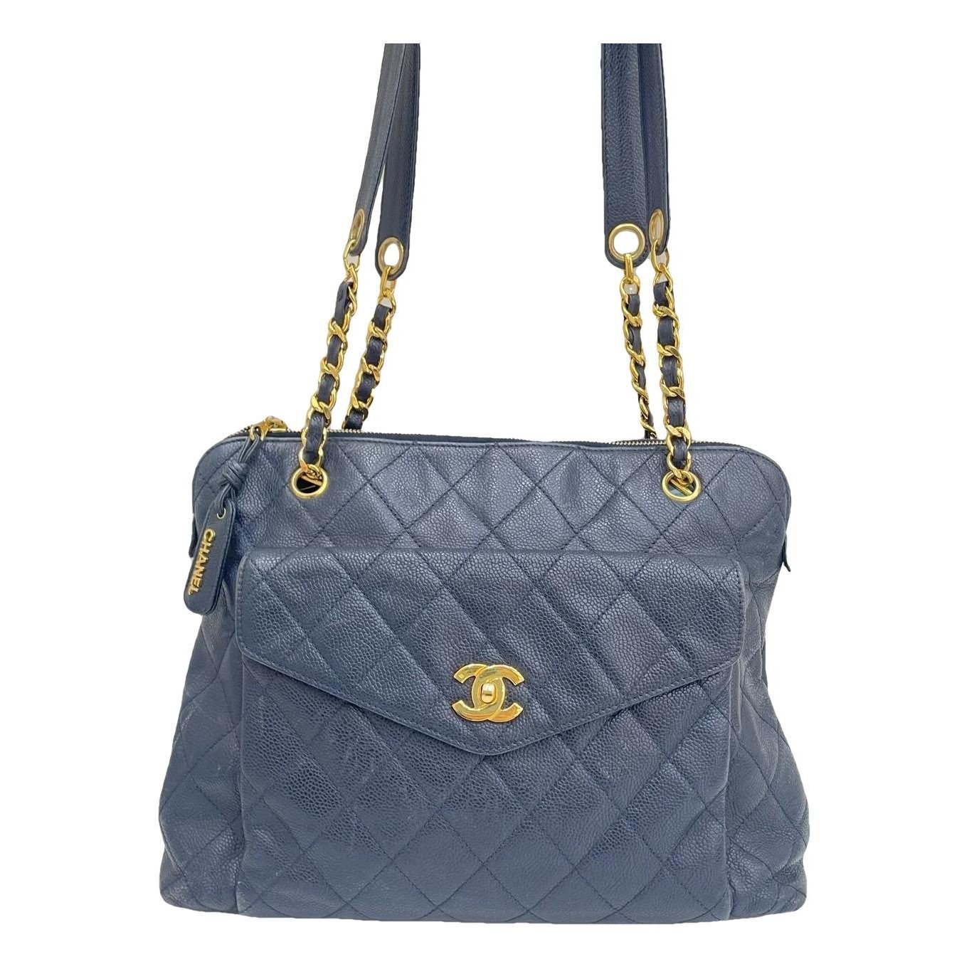 Leather tote