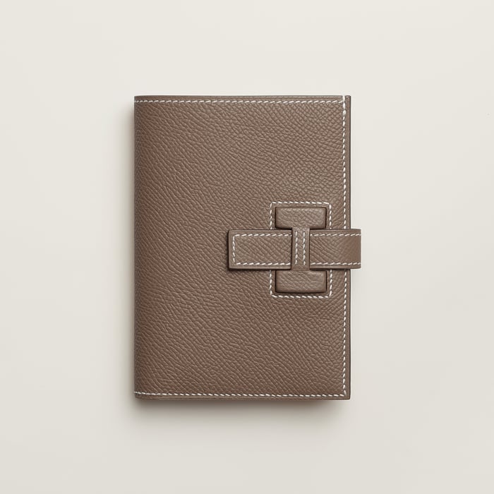 Étoupe New H Passant Compact Wallet
