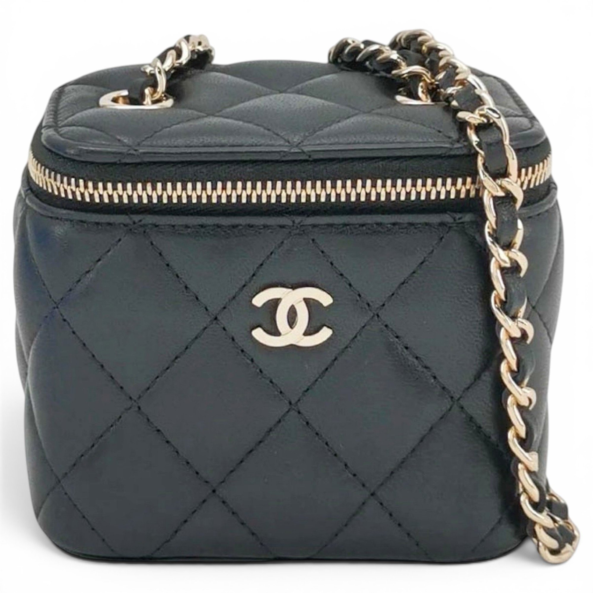 Vanity leather mini bag