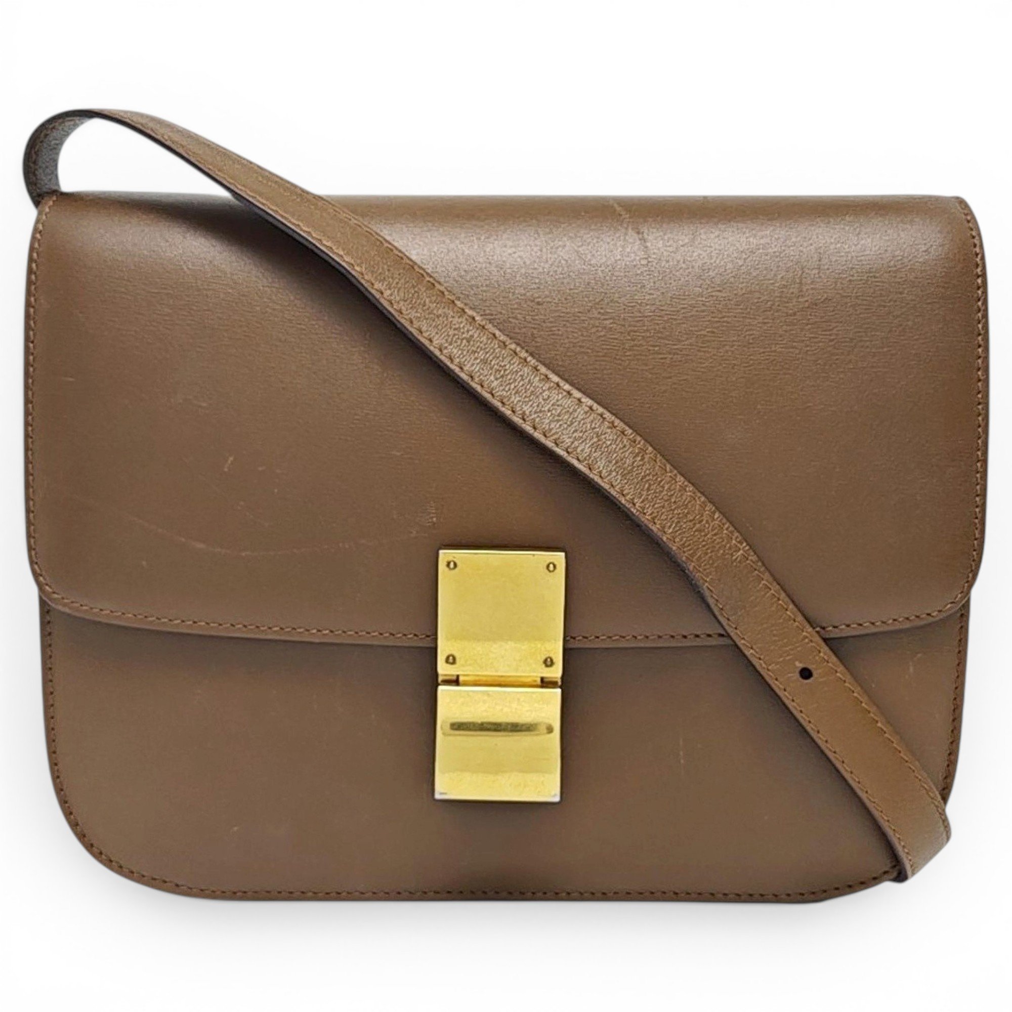 Leather handbag