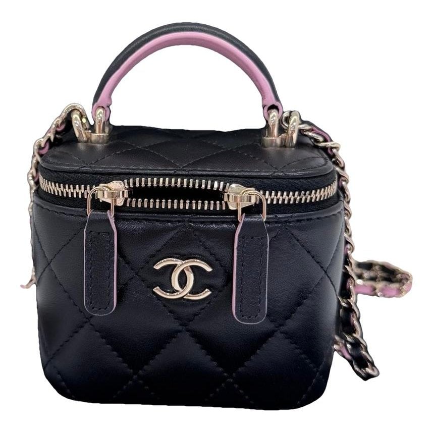 Trendy CC Vanity leather handbag