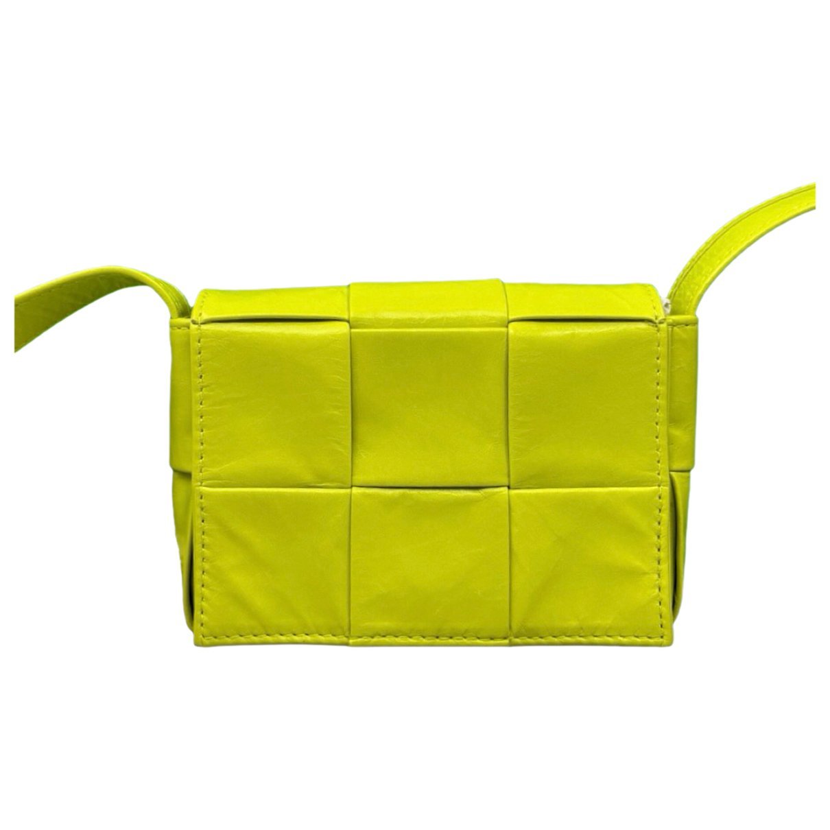Cassette leather handbag