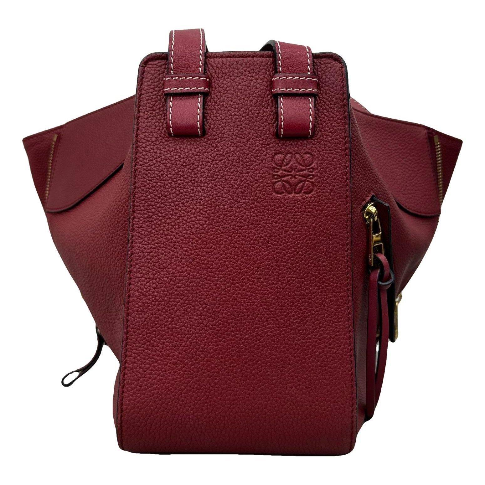 Hammock leather handbag