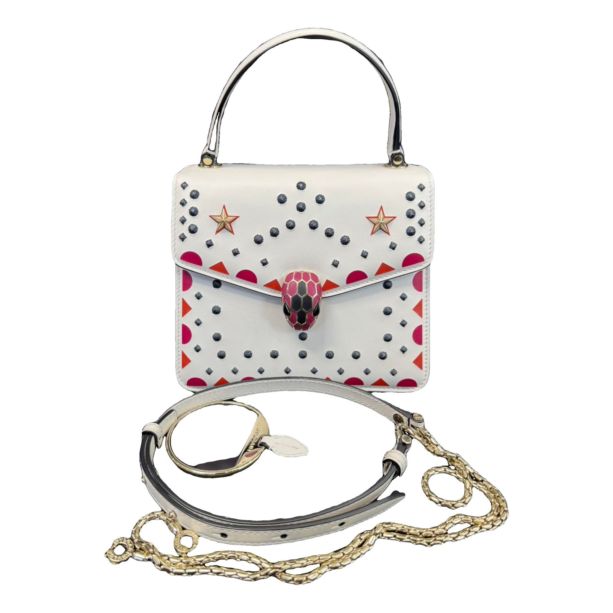 Serpenti leather crossbody bag