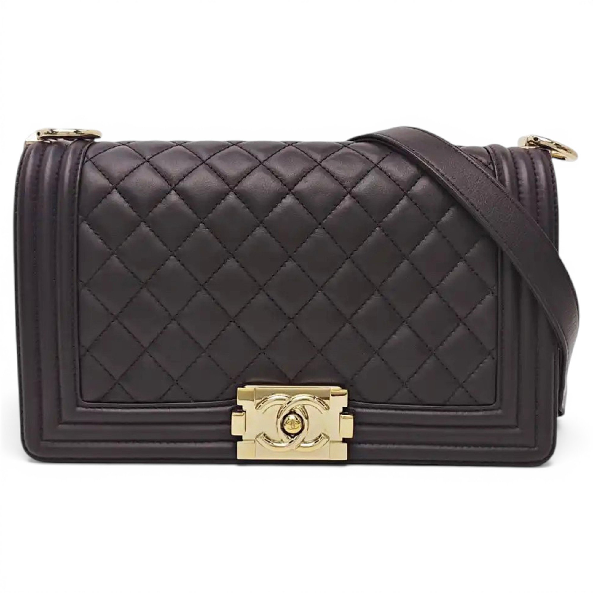 Boy leather crossbody bag