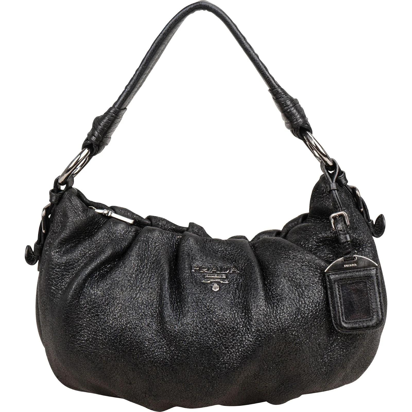 Re-Nylon leather handbag