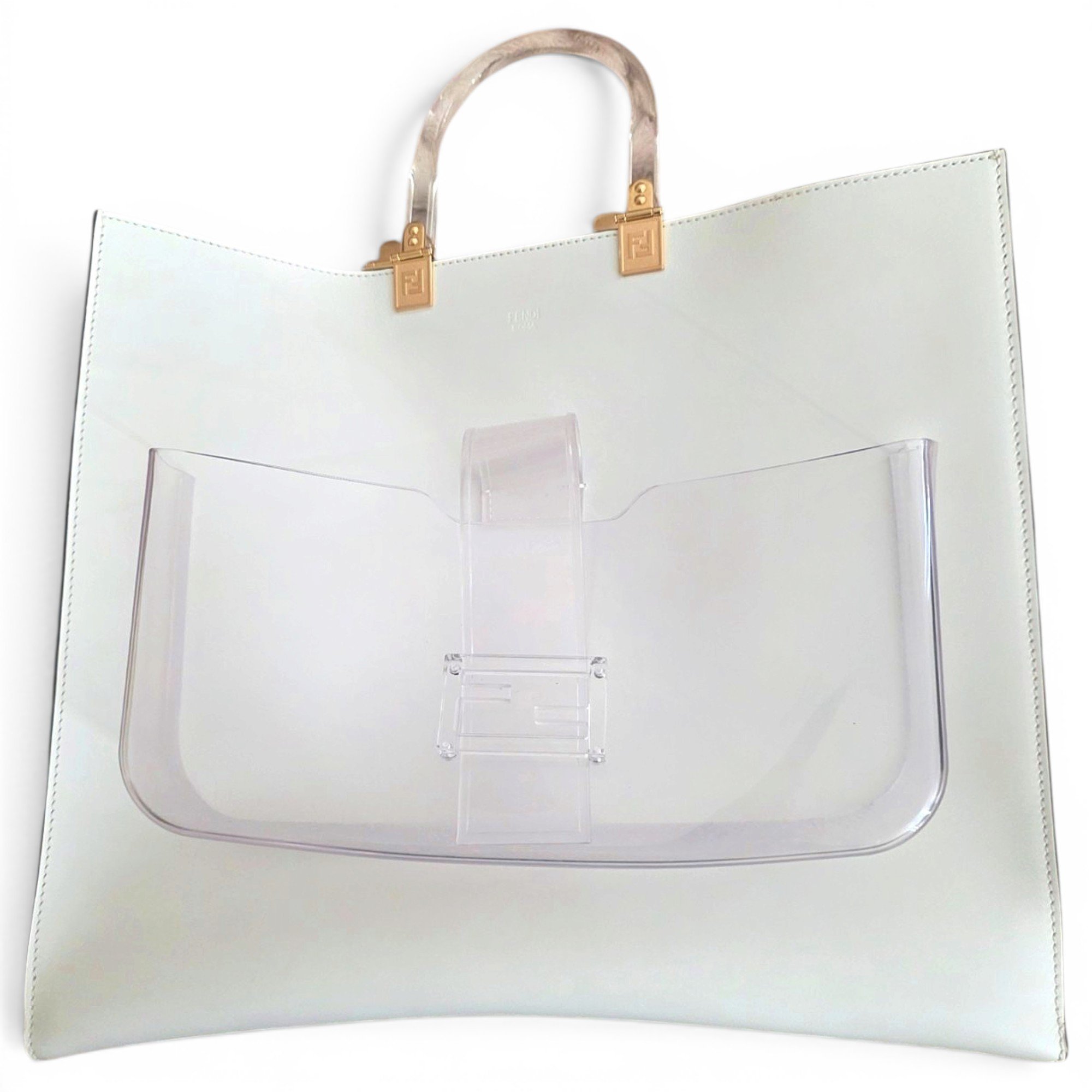 Sunshine leather tote