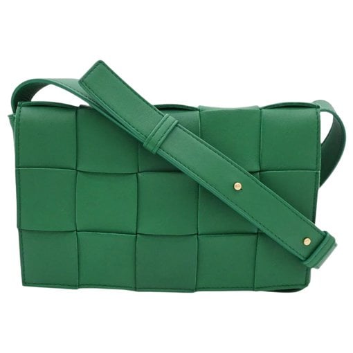 Cassette leather crossbody bag