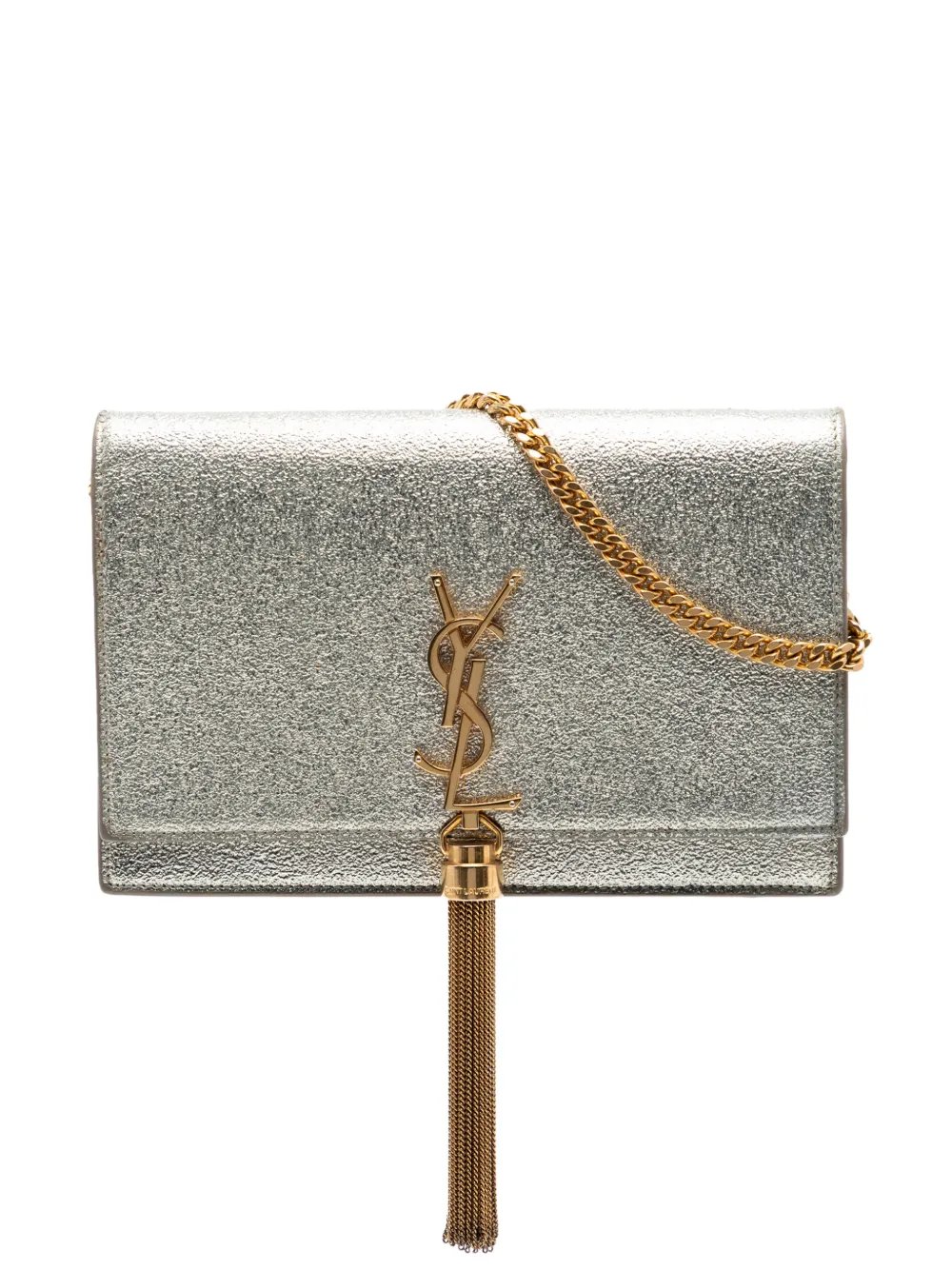 2017 Small Metallic Kate Tassel Wallet On Chain crossbody bag