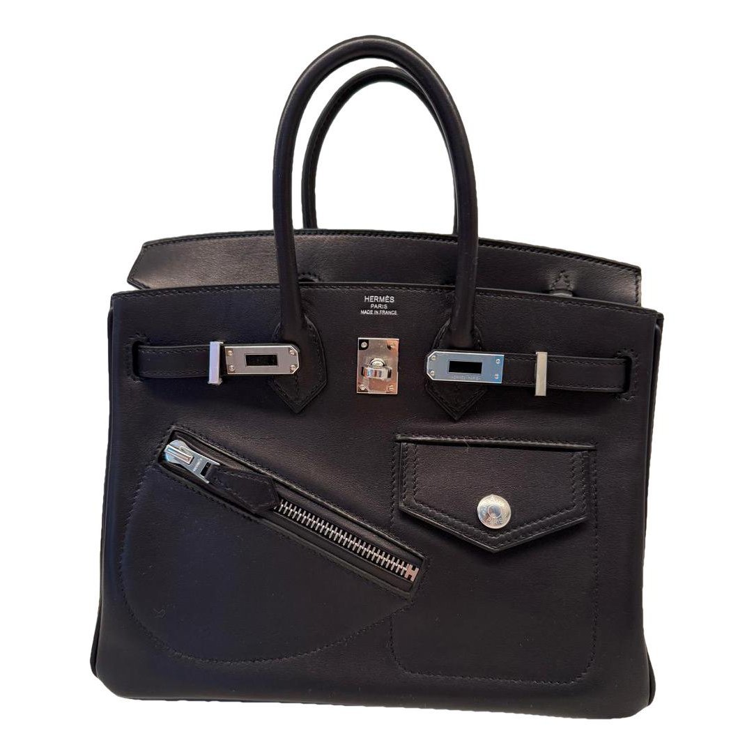 Birkin 25 leather handbag