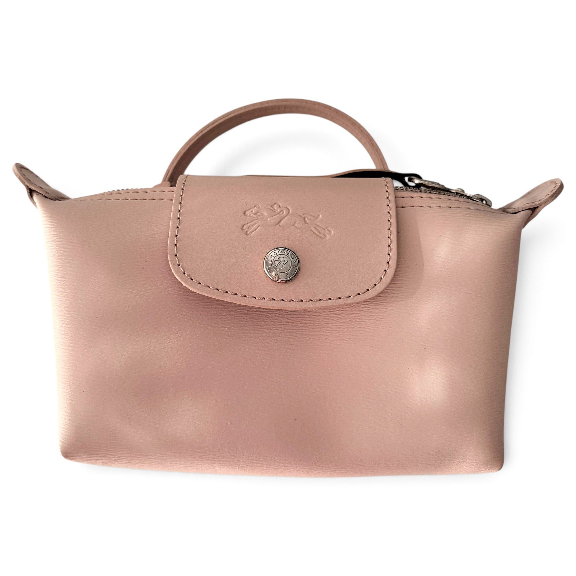 Pliage leather mini bag