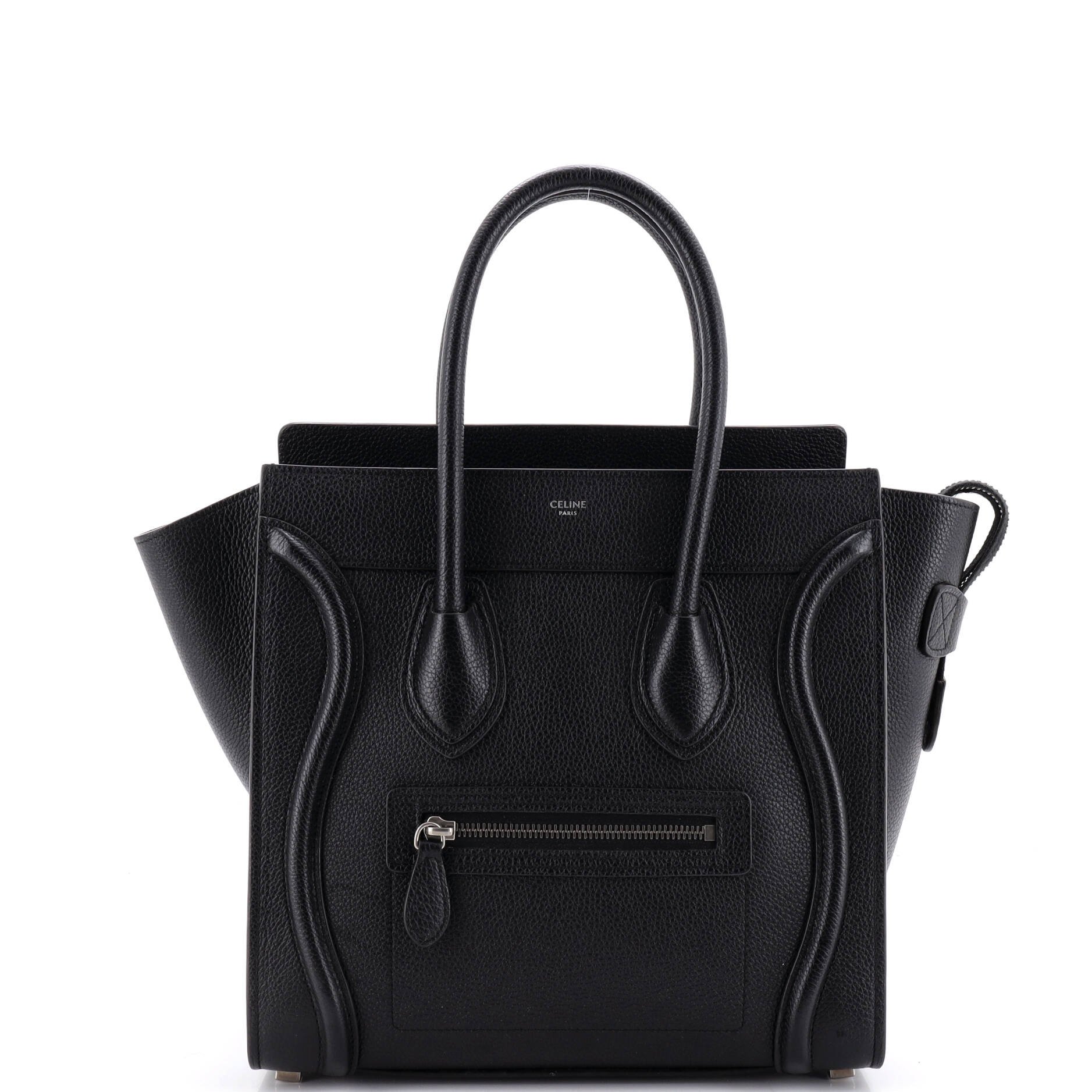 Luggage Bag Grainy Leather Micro