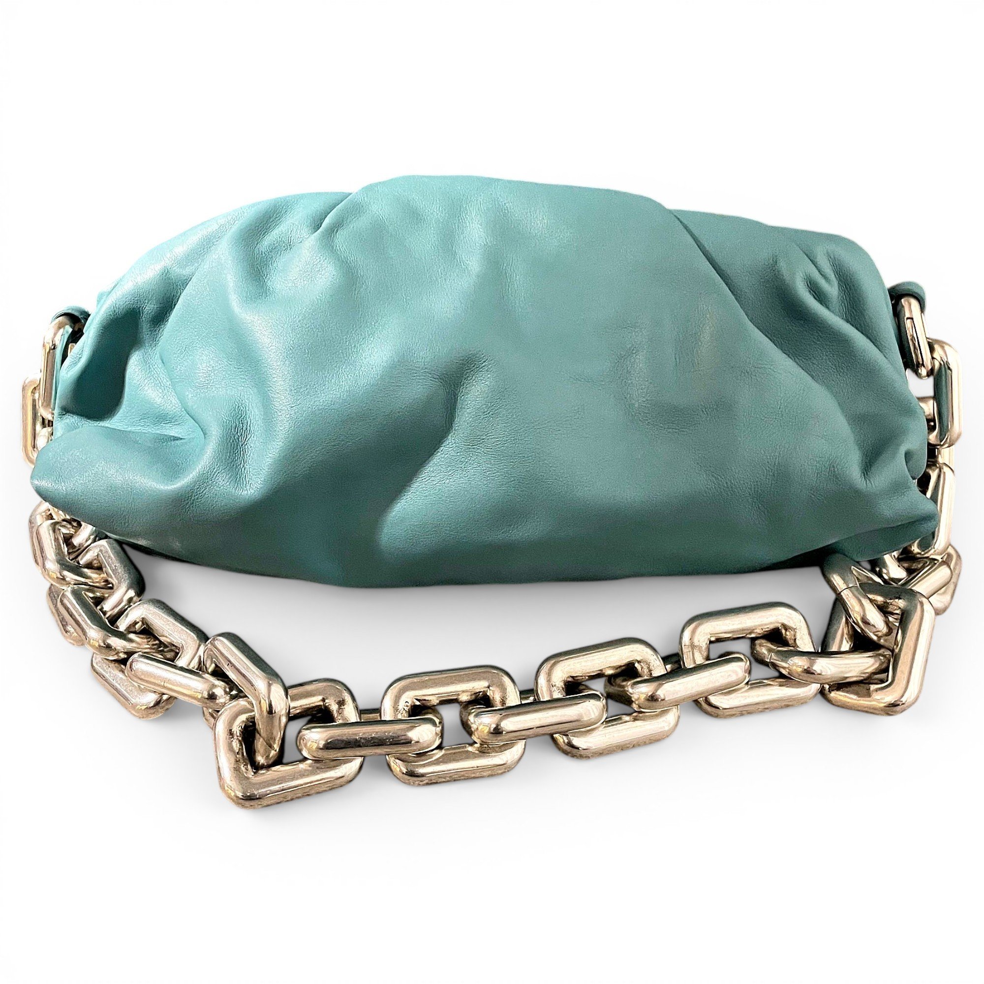 Chain Pouch leather handbag