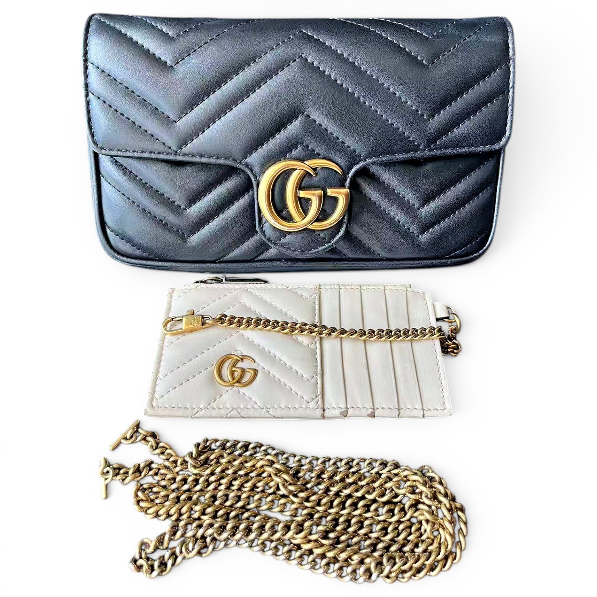 GG Marmont Flap leather crossbody bag