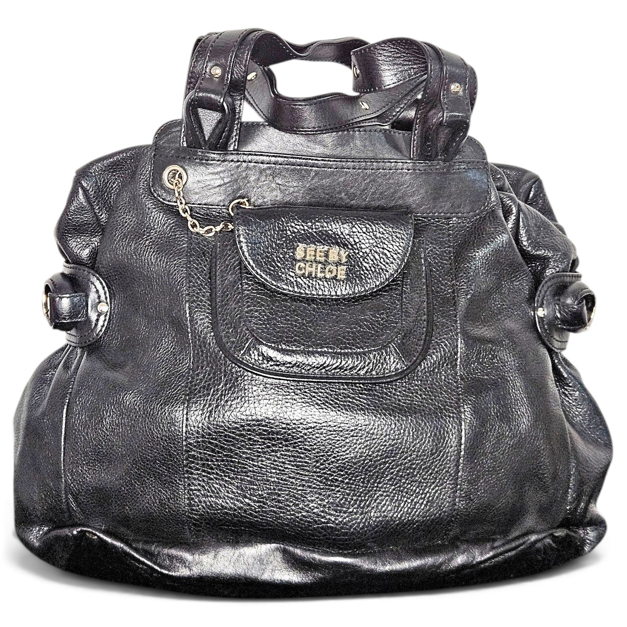 Leather handbag