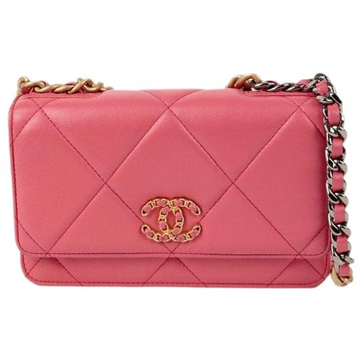 Leather clutch bag