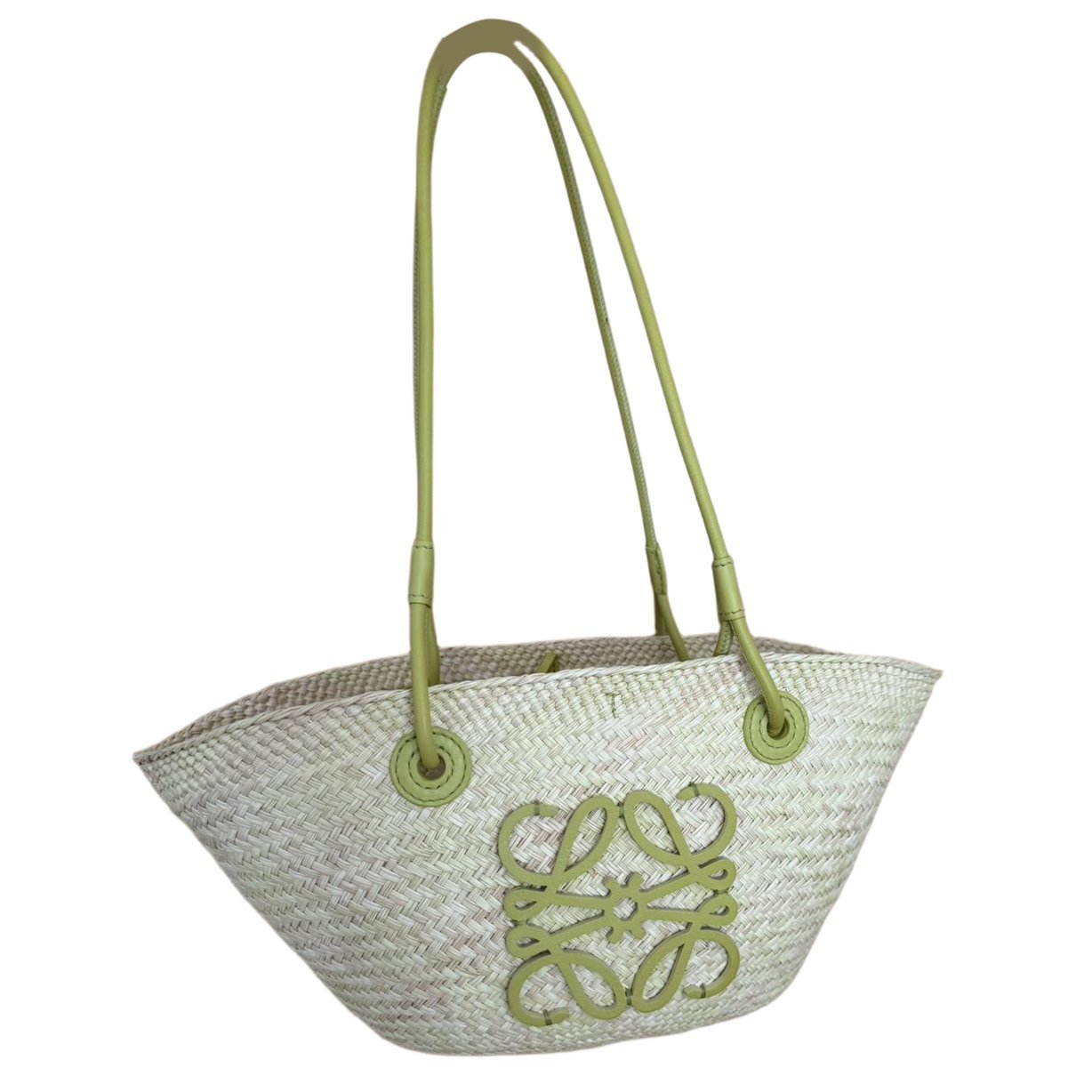 Anagram Basket leather tote