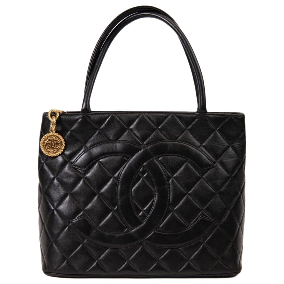 Médaillon leather tote