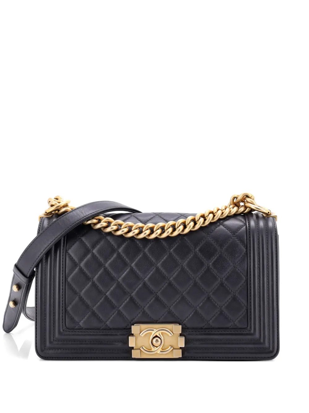 Boy Flap Bag Quilted Lambskin Old Medium shoulder bag