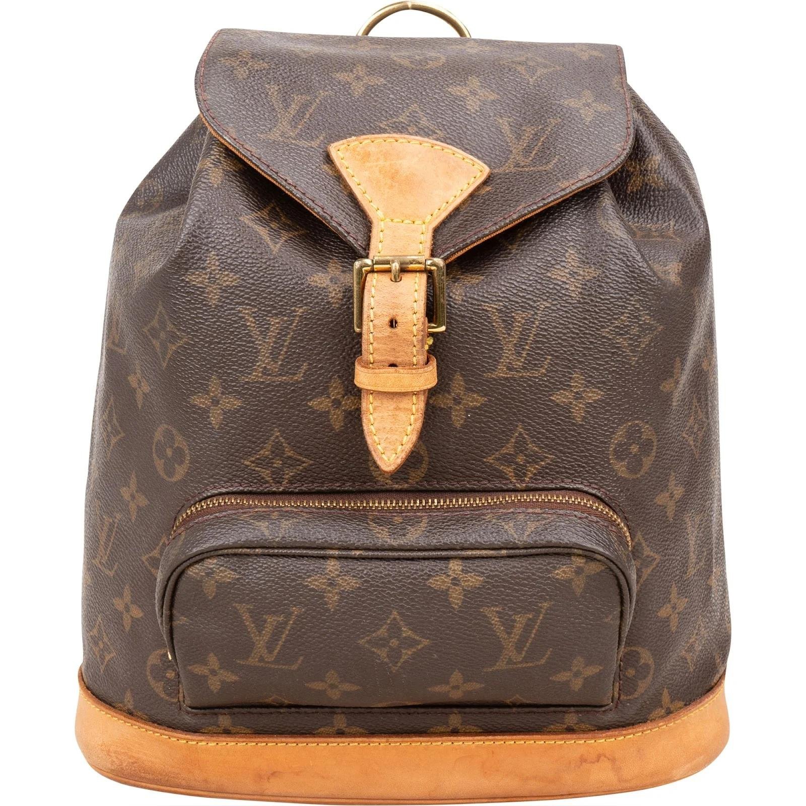 Montsouris leather backpack