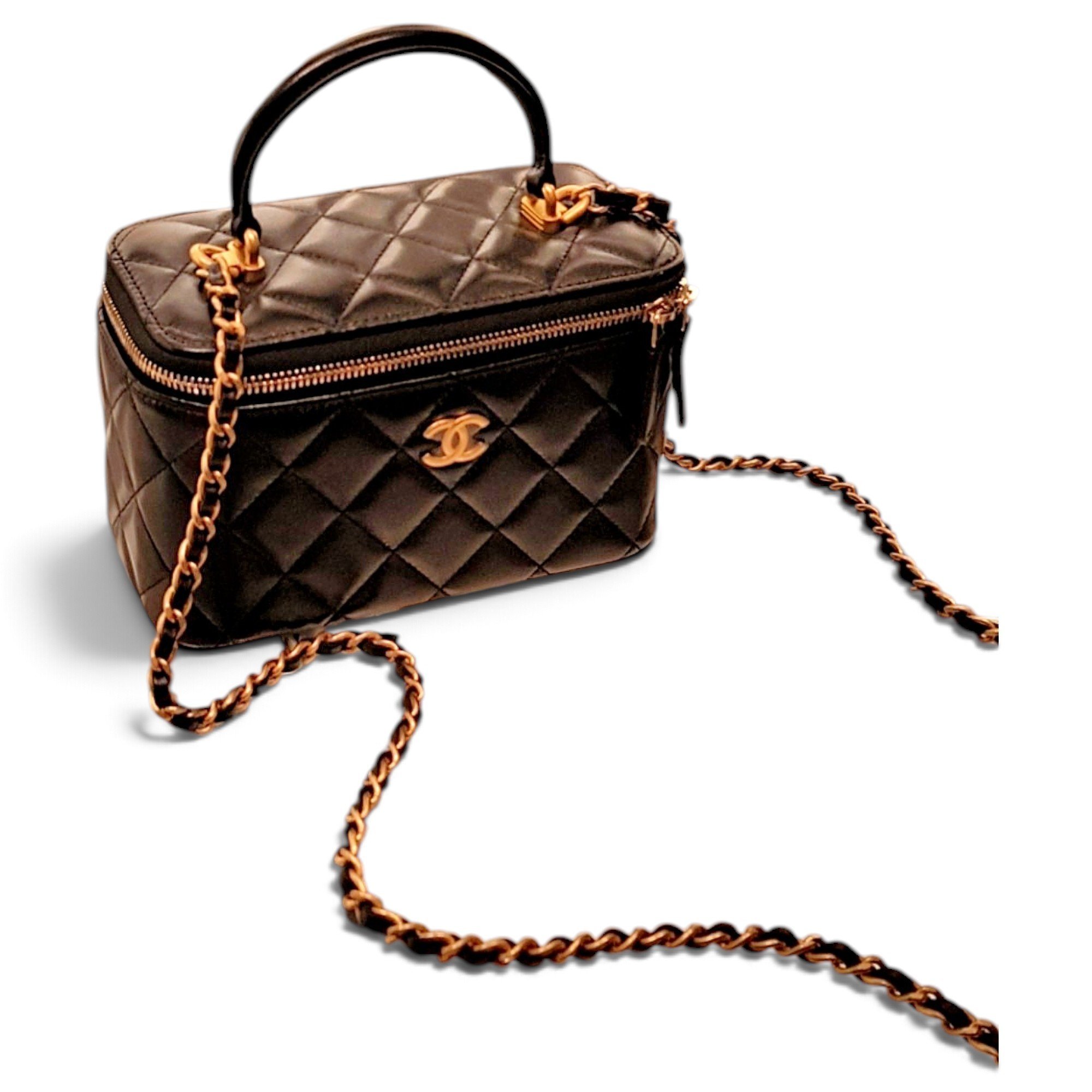 Vanity leather mini bag