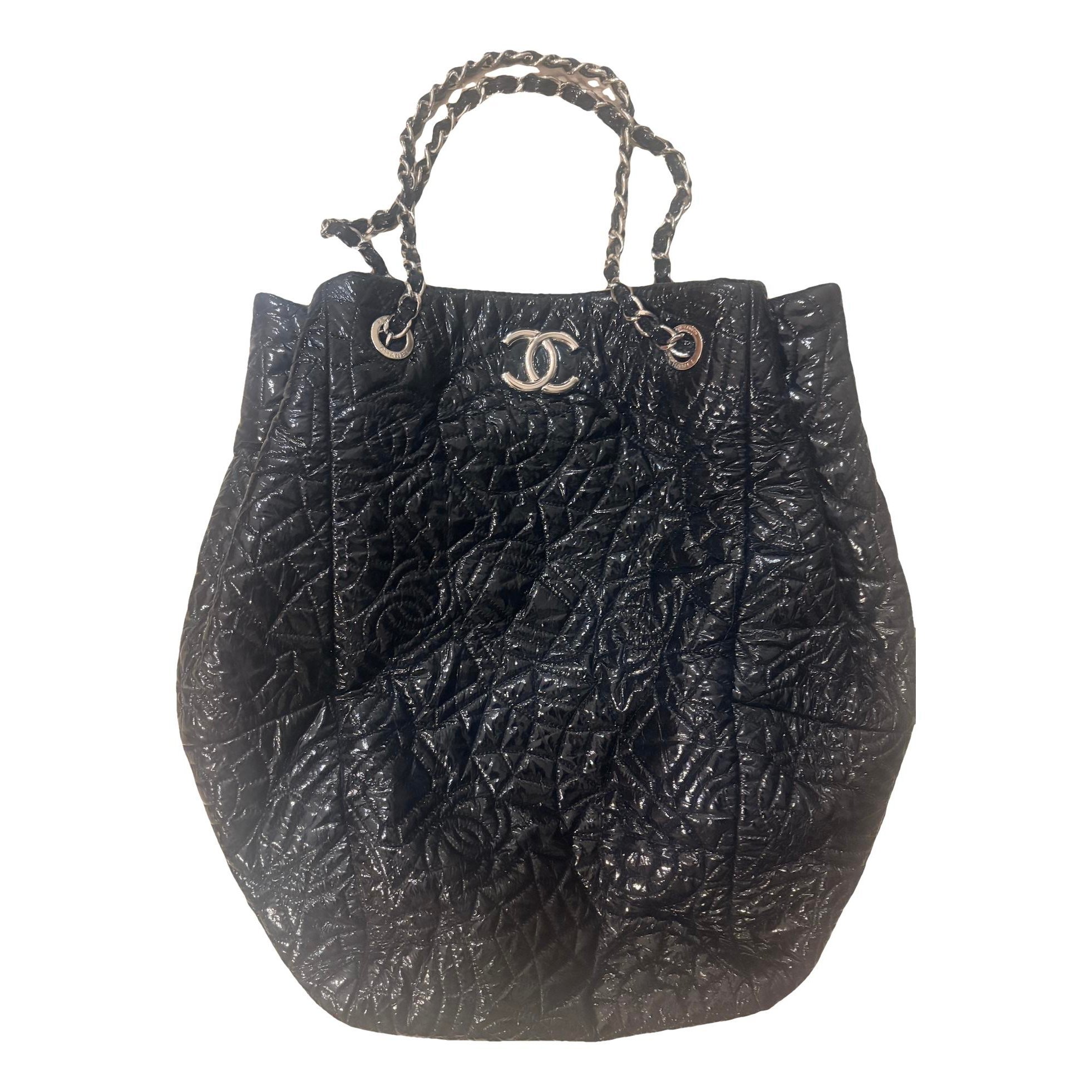 Vinyl handbag