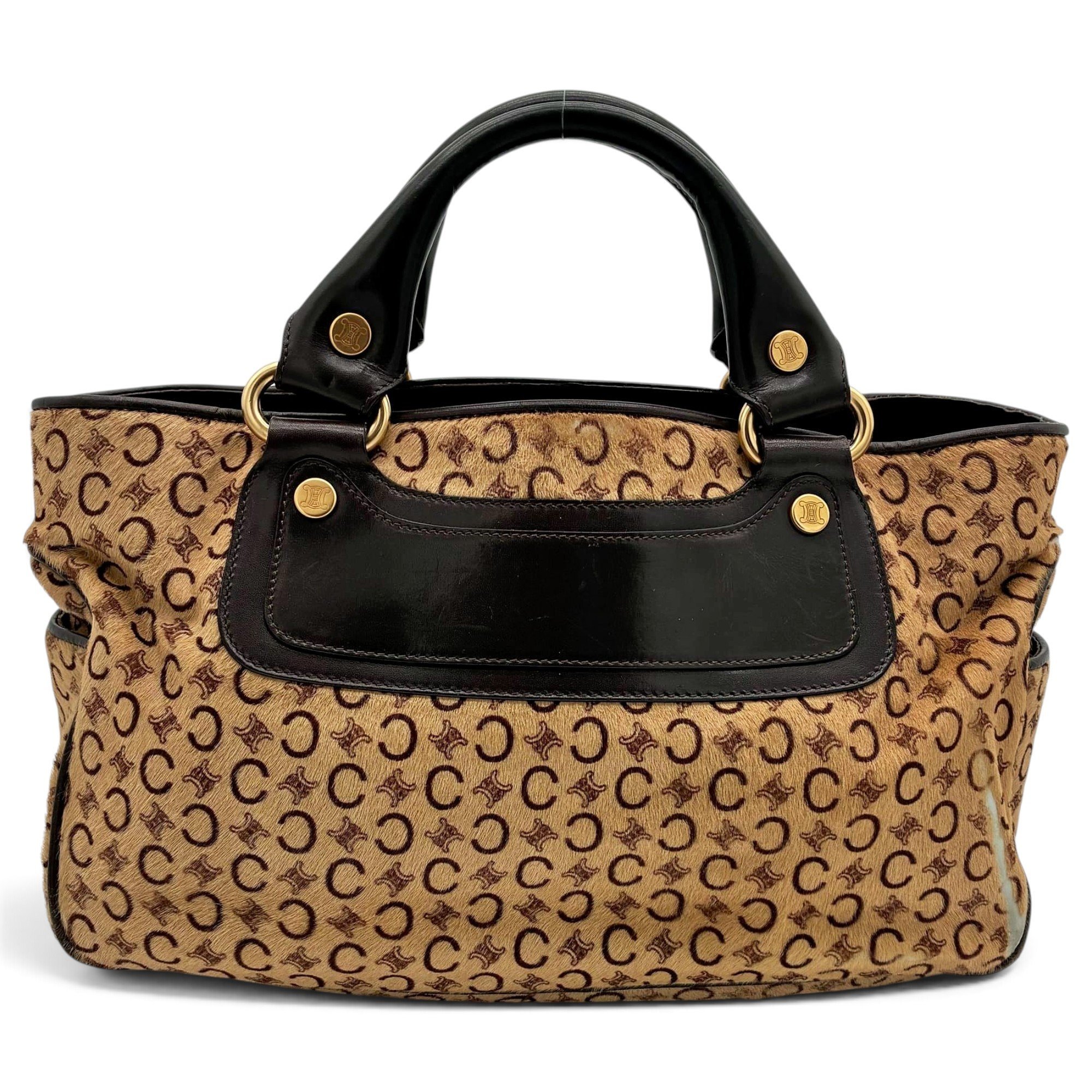 Boogie leather bowling bag