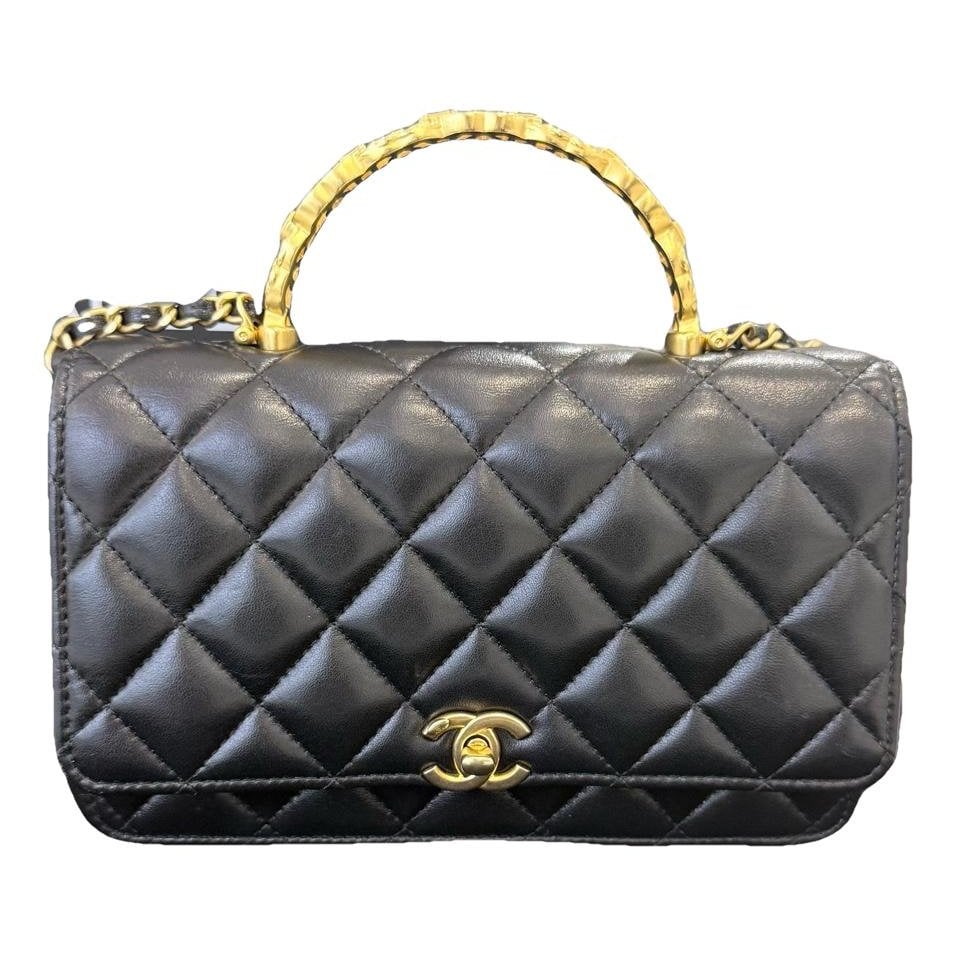 Trendy CC Wallet on Chain leather crossbody bag