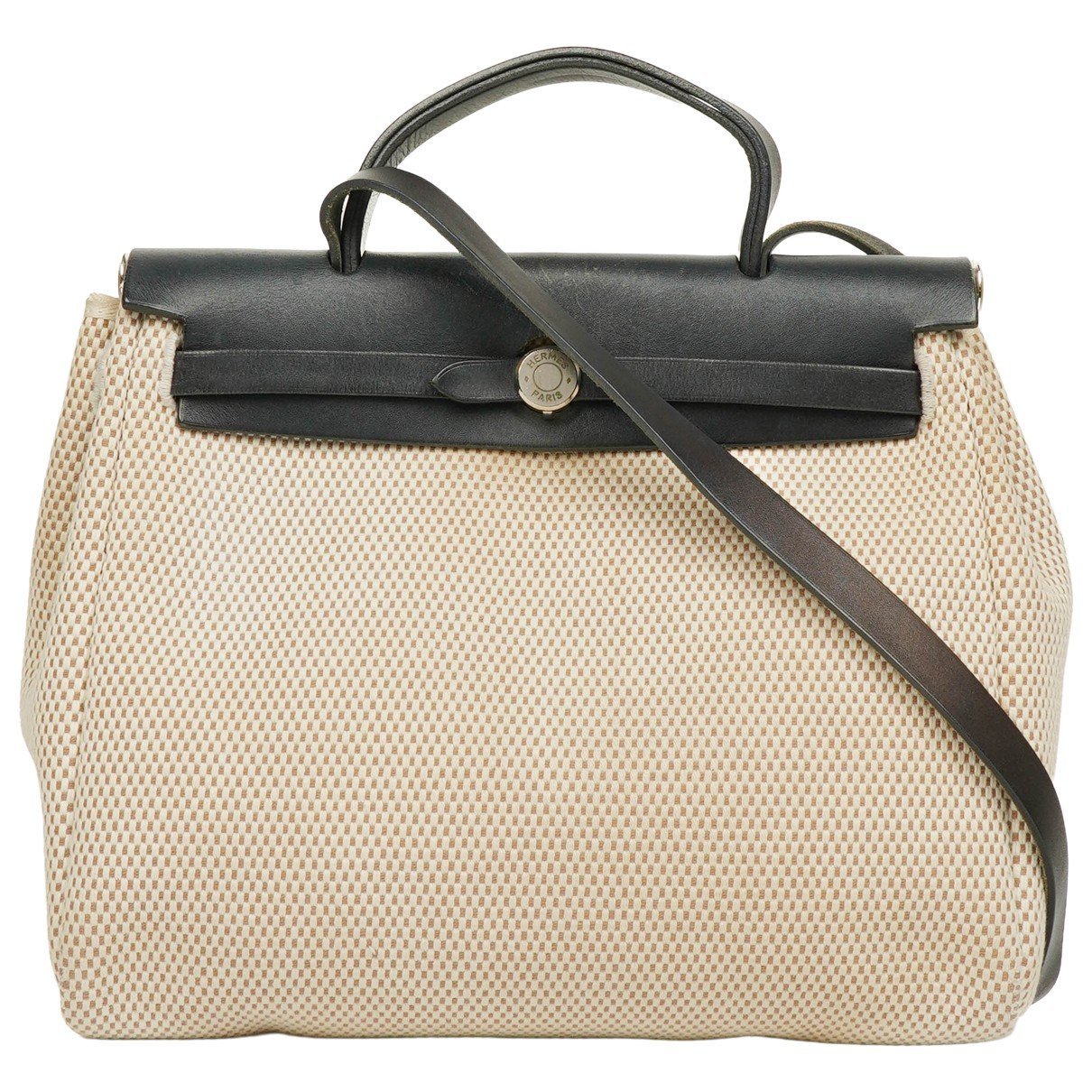 Hermes Herbag Handbag Vache Leather 2004