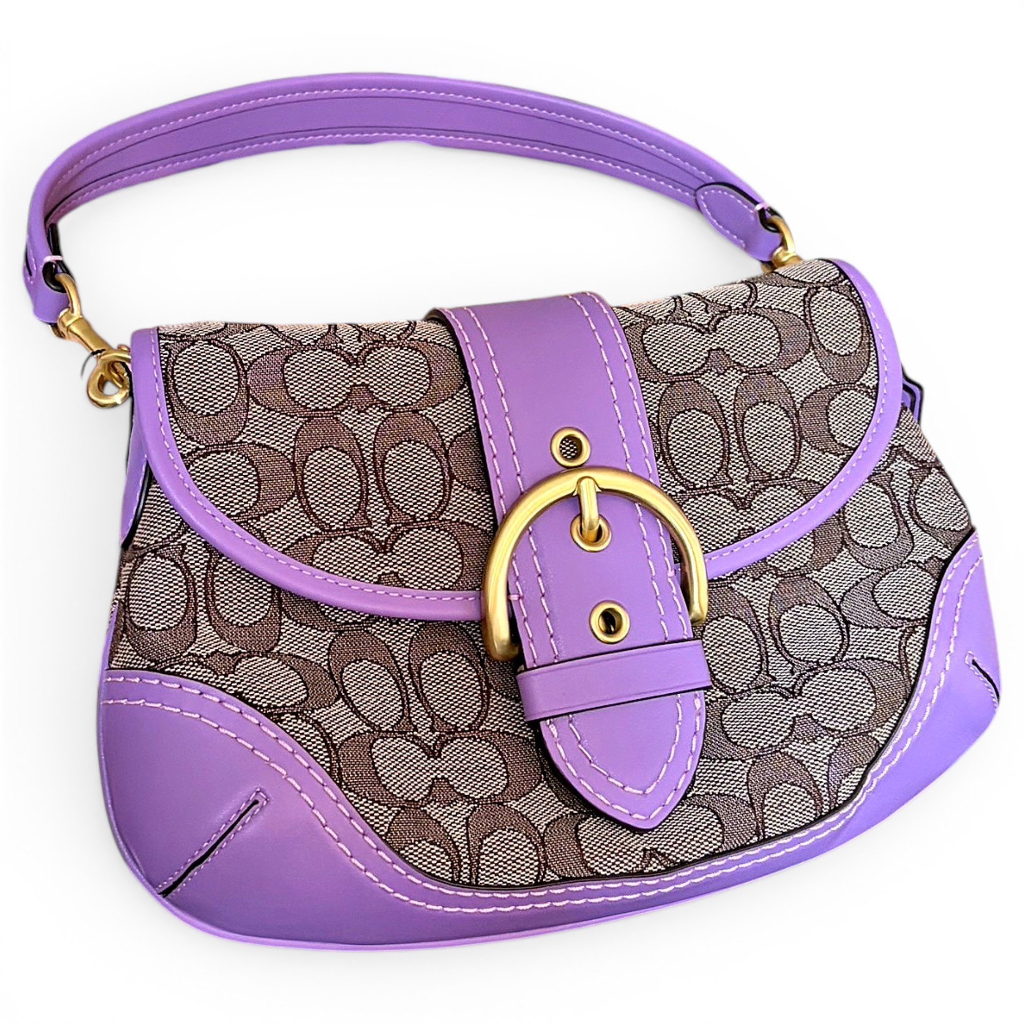 Patent leather handbag