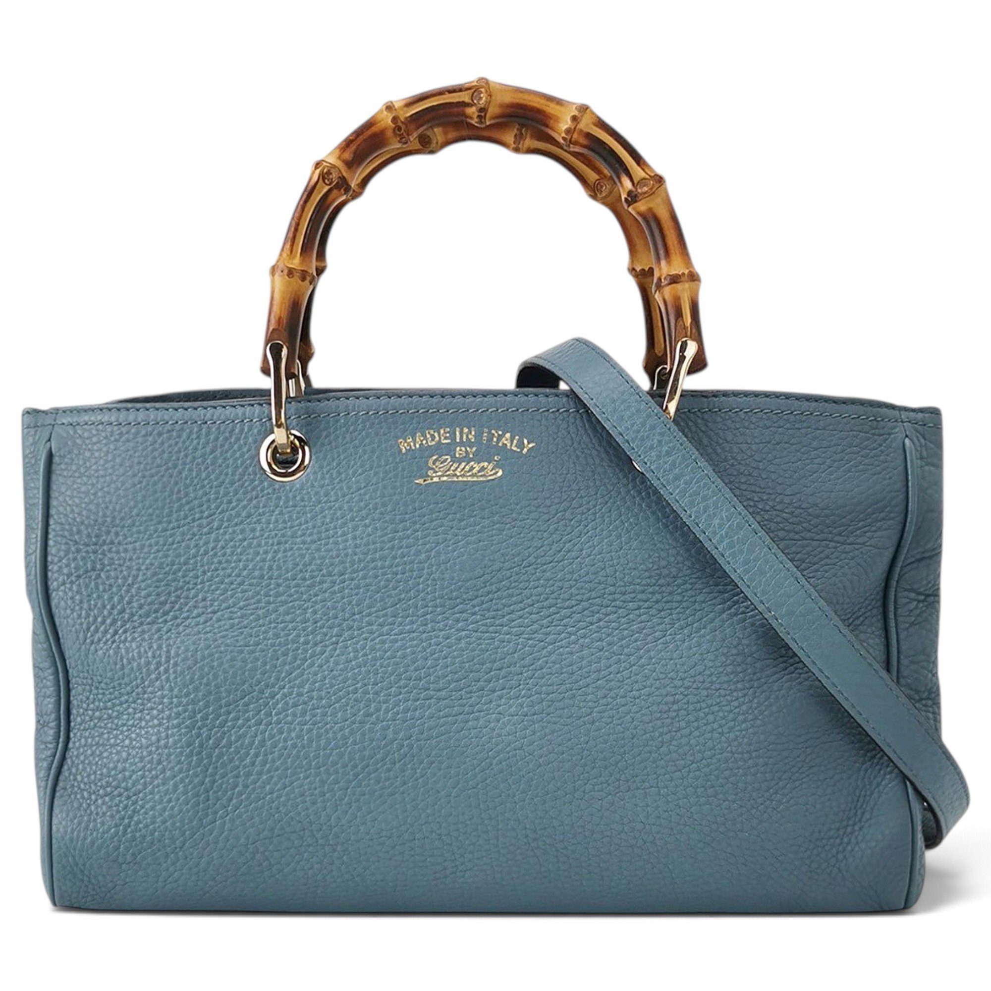 Bamboo Shopper leather tote