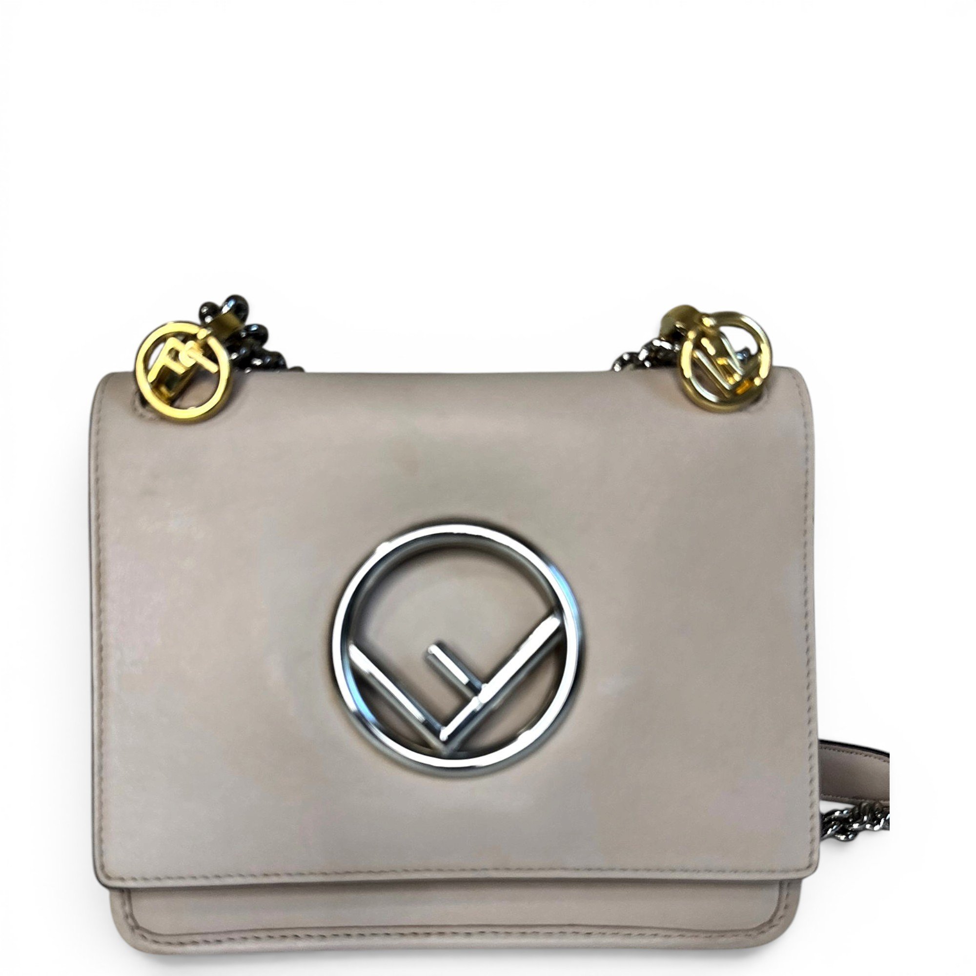 Kan I Logo leather handbag