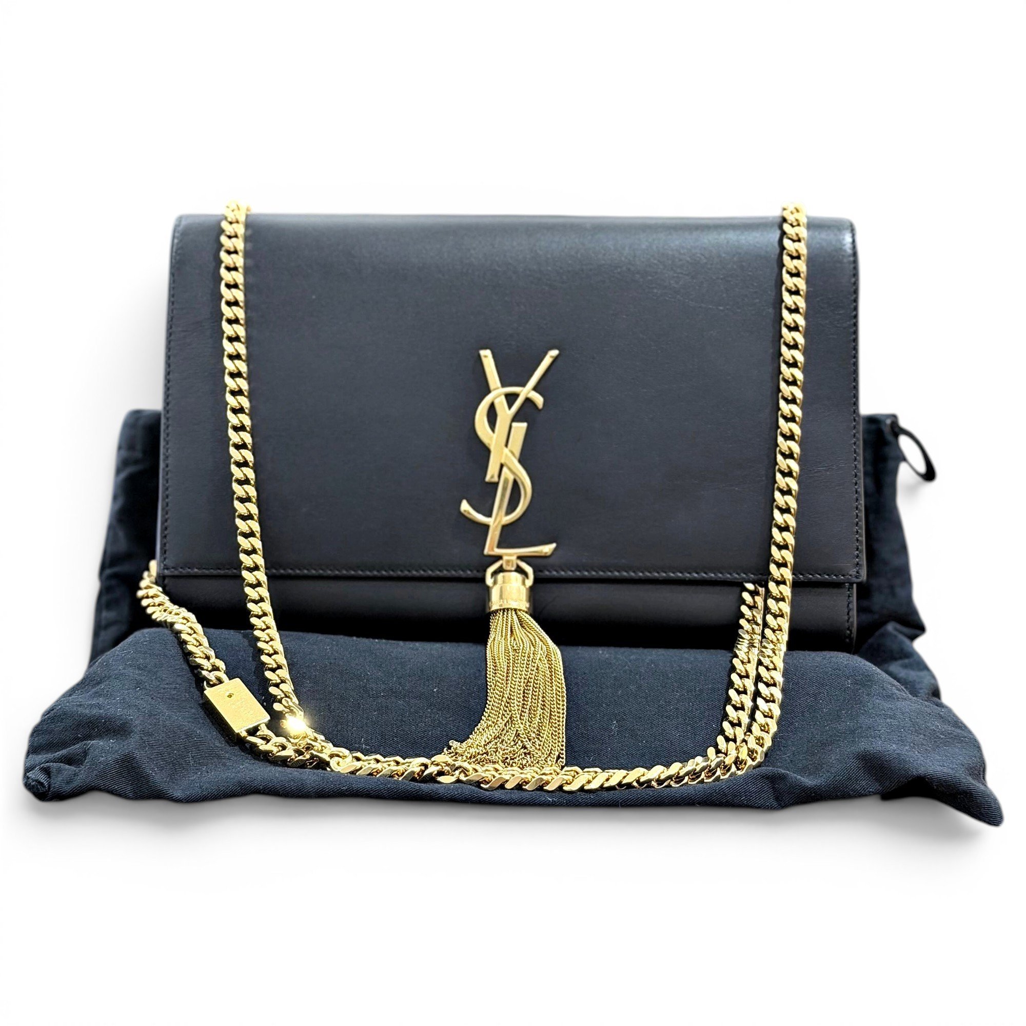 Pompom Kate leather handbag